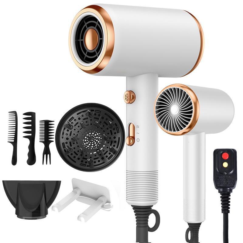 Ionic Hair Dryer Set | Frizz Control, Comes with Diffuser, Concentrator & 3 Styling Combs