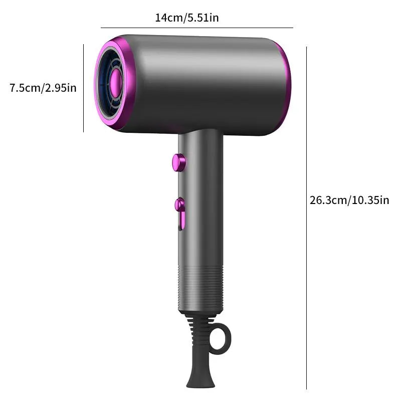 Ionic Hair Dryer Set | Frizz Control, Comes with Diffuser, Concentrator & 3 Styling Combs