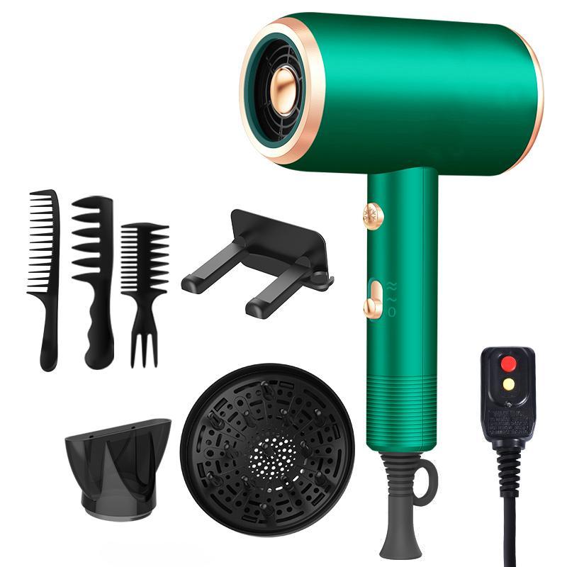 Ionic Hair Dryer Set | Frizz Control, Comes with Diffuser, Concentrator & 3 Styling Combs
