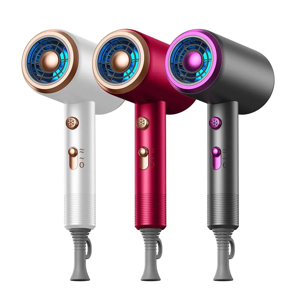 Ionic Hair Dryer Set | Frizz Control, Comes with Diffuser, Concentrator & 3 Styling Combs